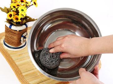 Chine Aperçus gratuits de récurage de boule en métal fort de décontamination pour des pots et des casseroles de cuisine fournisseur
