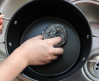 Chine protection de récurage d'acier inoxydable de 0.15mm aucun éclat pour les pots de lavage de restaurant fournisseur