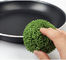 La protection de récurage de nettoyage de doux de plat, cuisine de fibre de polyester de forme ronde frottent des protections fournisseur