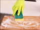 Éponge de nettoyage de cuisine de forme de rectangle, éponge de lavage de plat antibactérien fournisseur