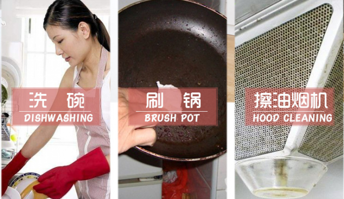 La livraison rapide de récurage en plastique quotidienne de forme ronde de boule de ménage pour des pots et des casseroles